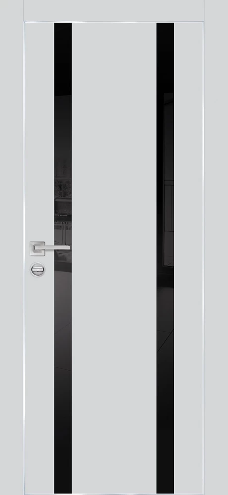 Фото Межкомнатная дверь PX-9  AL кромка с 4-х ст. Сапфир матовый