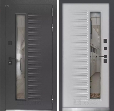 Дверь ФРОСТ со стеклопакетом