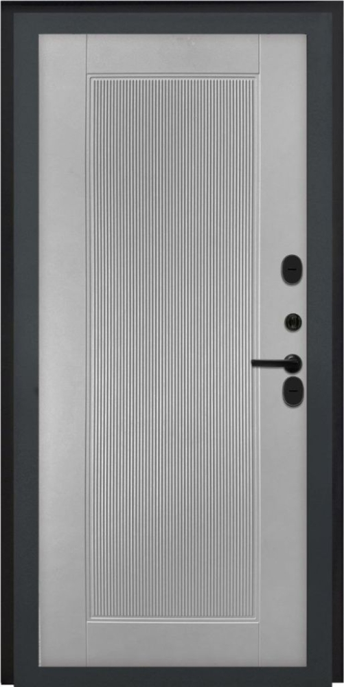 Входная дверь ДвериПРО Модель L-47 ПВХ 10мм Астрод Velutto Grigio DPRO195701 внутренняя сторона