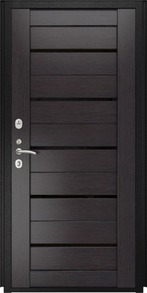 Входная дверь ДвериПРО L Термо СБ-1 (лак.черное, 16мм, венге) DPRO195839 внутренняя сторона