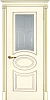 Межкомнатная дверь Смальта 03 Слоновая кость ral 1013патина золото